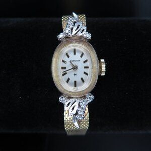 Vintage HAMILTON Diamond Women's Watch